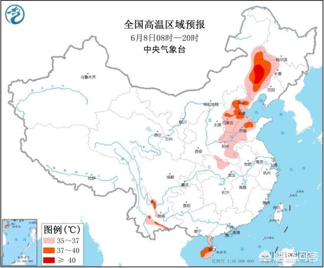 多地气温直逼40度，多地气温将大幅上升