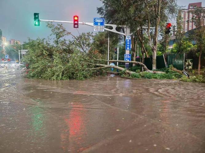 北京大雨行车如划船，北京大雨汽车被淹